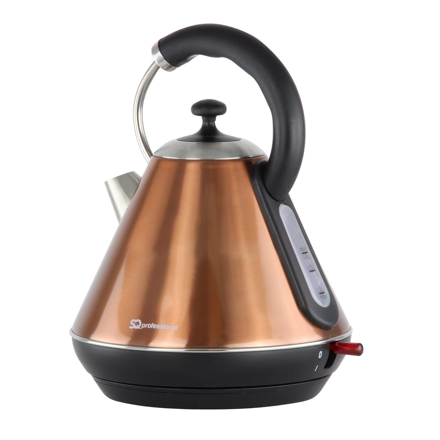 Електрическа Кана Legacy, Безжична, 2200 W 1.8 л - Бронзова - Terzico