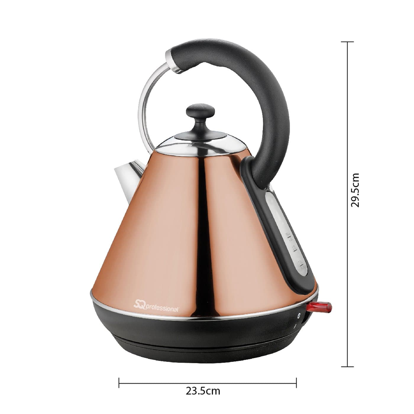 Електрическа Кана Legacy, Безжична, 2200 W 1.8 л - Бронзова - Terzico