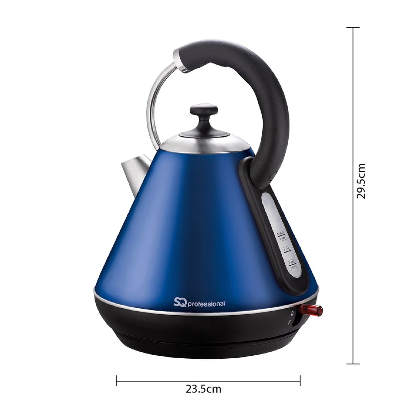 Електрическа Кана Legacy, Безжична, 2200 W 1.8 л - Синя - Terzico