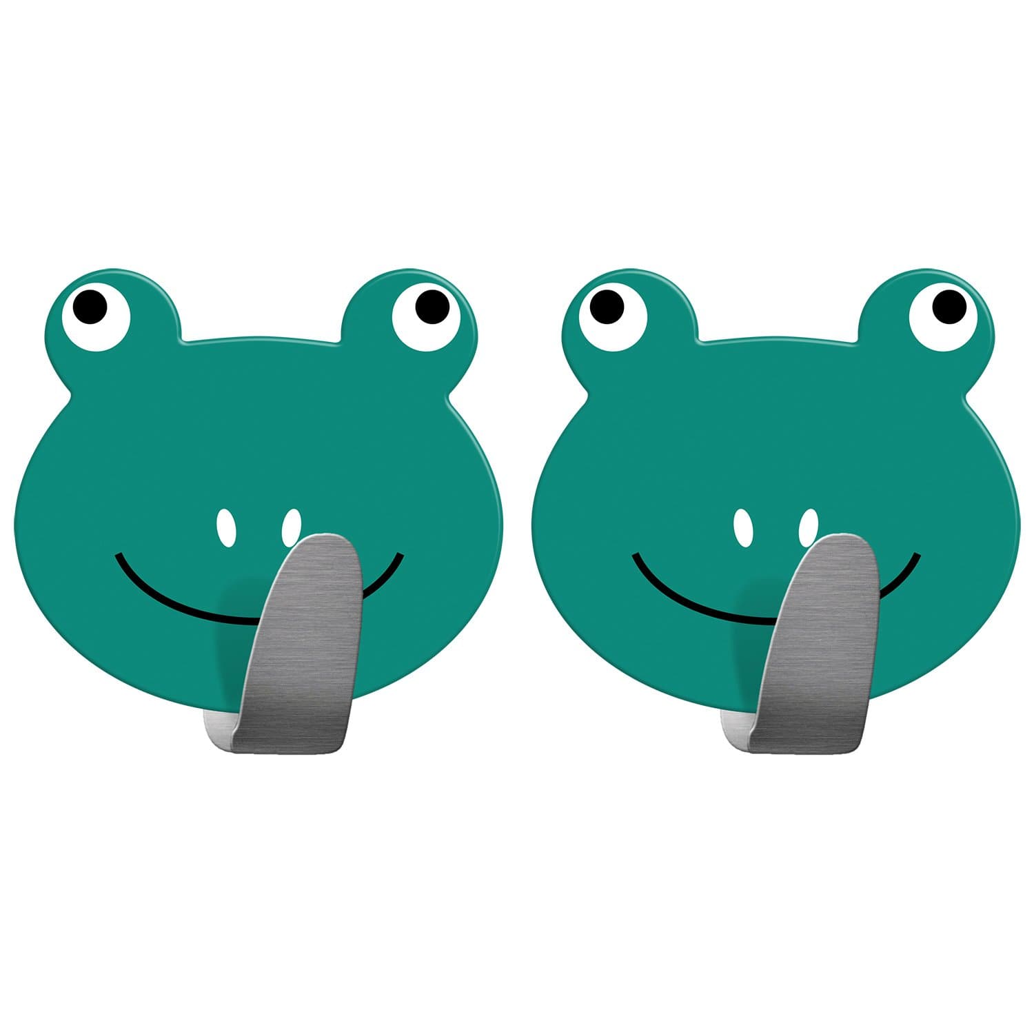 Tatkraft Frogs Комплект 2 броя Водоустойчиви Закачалки за Кърпи - Жаба - Terzico