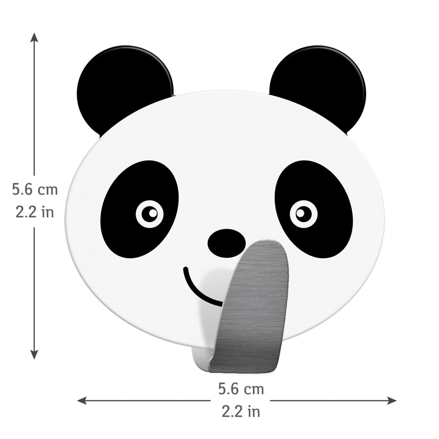 Tatkraft Panda Комплект 2 броя Водоустойчиви Закачалки за Кърпи - Панда - Terzico