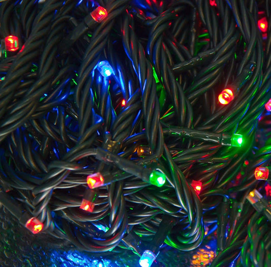 Коледни Лампички, 300 бр, Многоцветни - Terzico