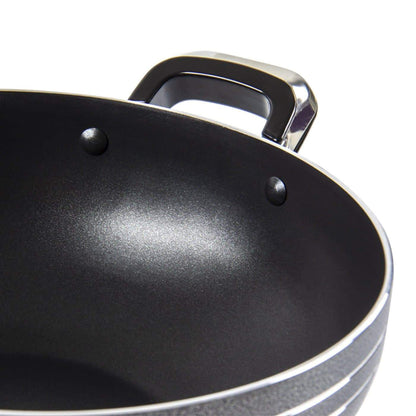 Уок Тиган Una с Капак и Две Дръжки, Незалепващо Покритие - 24 см - Terzico